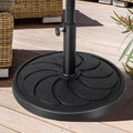 40LBS 21.5Inch Round Outdoor Umbrella Base