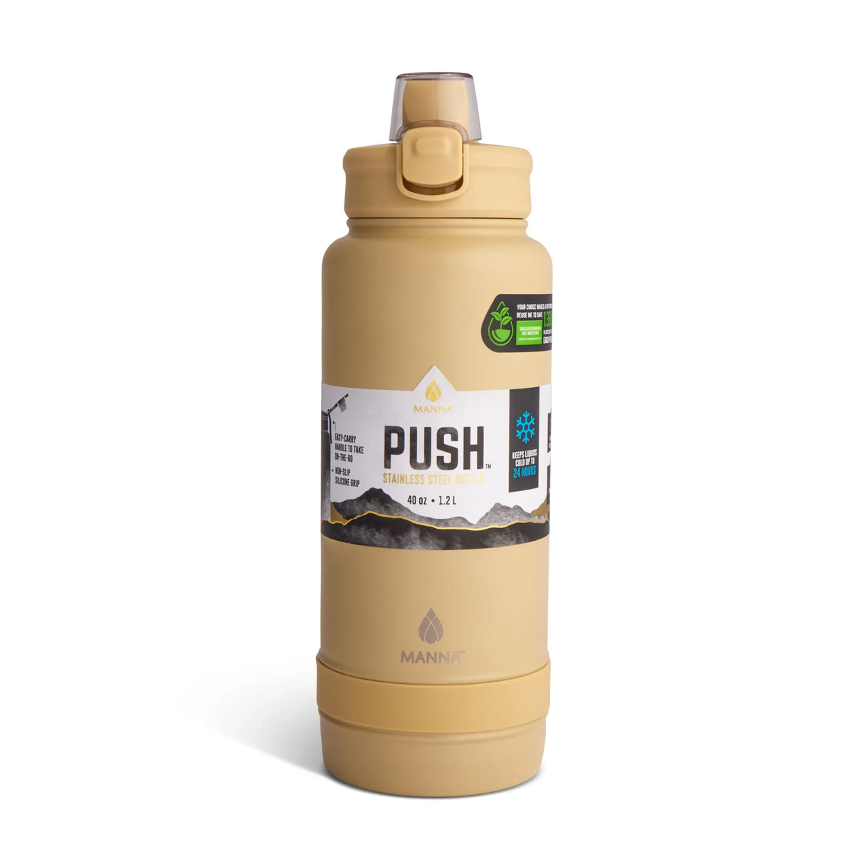 40 oz. push Stainless Steel Bottle