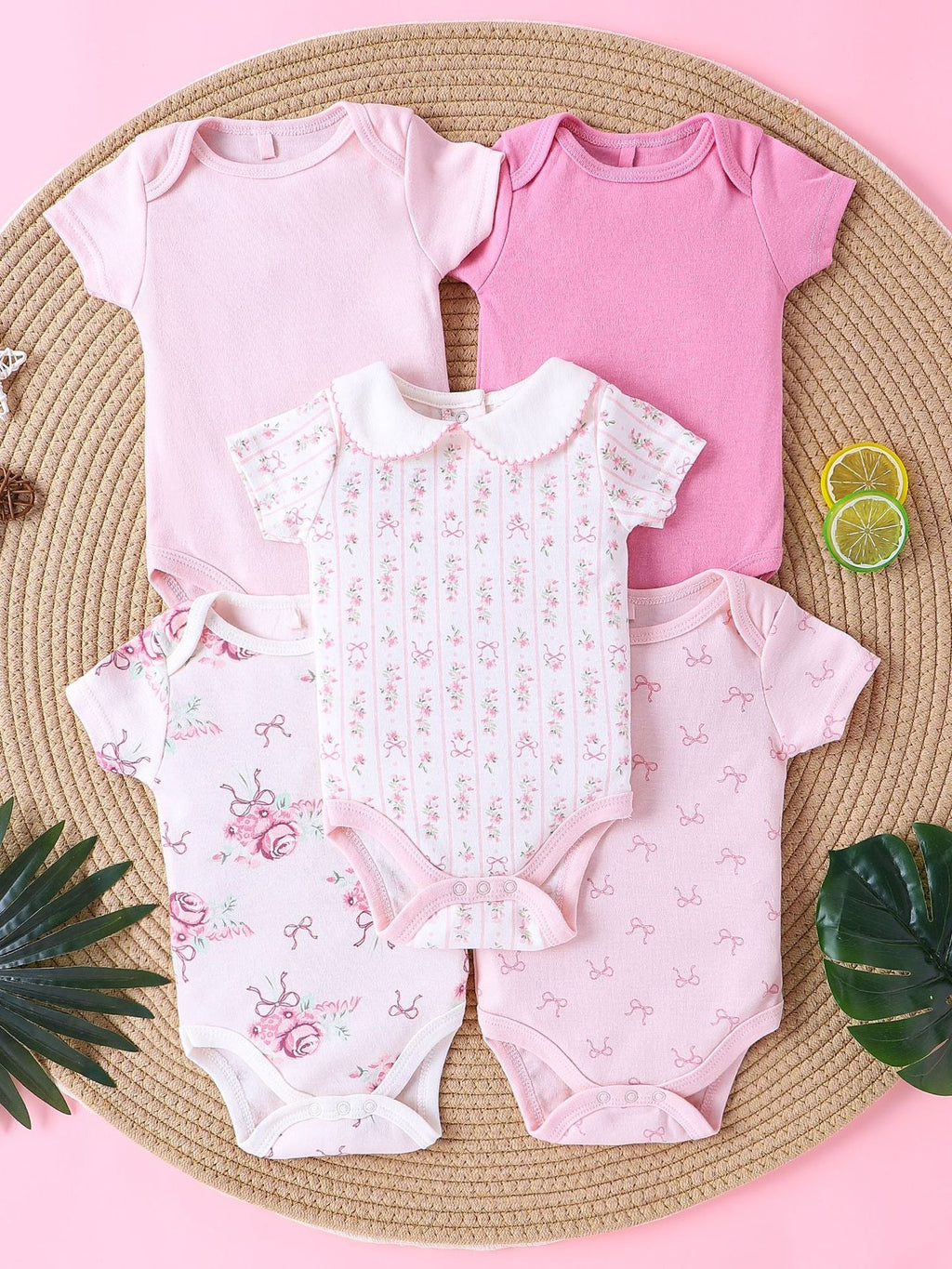 Wholesale Of Super-cute Cartoon Onesies In Sets Of Five