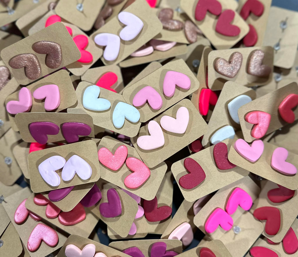 Heart Stud Earrings