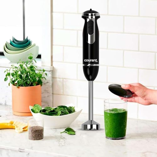 Courant Stainless Steel Hand Blender 350 Watts Black