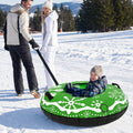 42" Heavy-duty Inflatable Snow Tube with Detachable Tow Strap