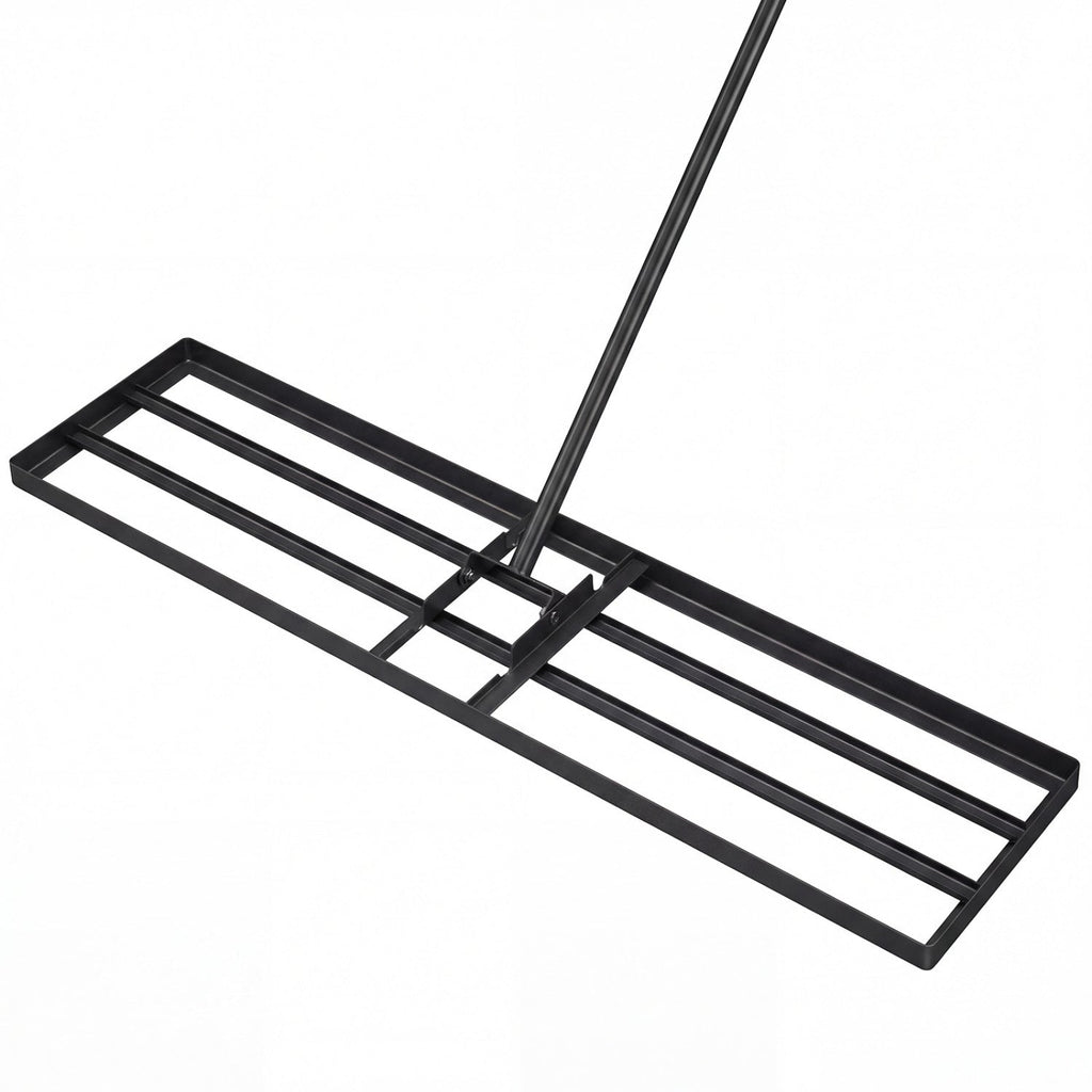42 x 10 Inch Lawn Leveling Rake with Ergonomic Handle