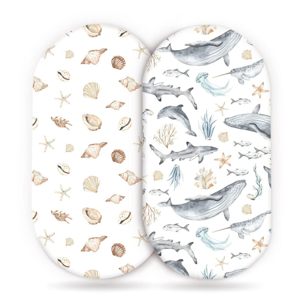 Baby Cradle Fitted Sheet Elastic Printing Baby Caring Table Changing Cover