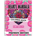 Hearts Mandala Coloring Book for Adults: Beautiful Heart Mandalas for Stress Relief and Relaxation - Paperback