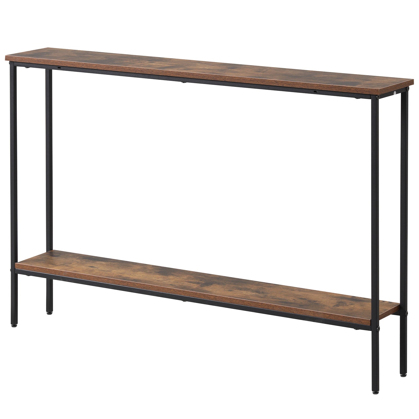 44 Inch Console Table with Shelf with Dual Anti-Tipping Kits