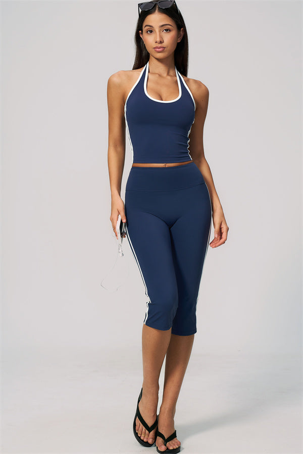 The Onyx Tank Top Capri Leggings 2-Piece Set