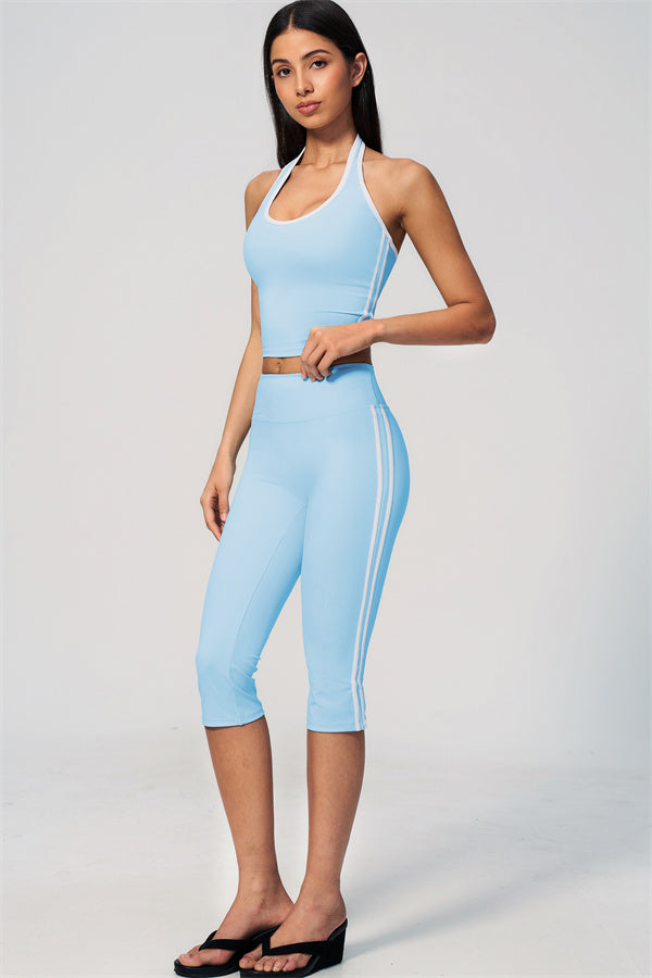 The Onyx Tank Top Capri Leggings 2-Piece Set