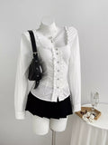 Frill Button Up Shirt