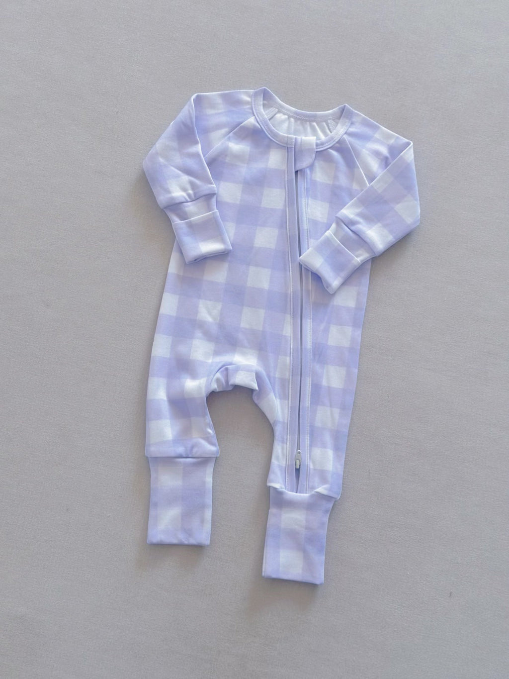 New-style Baby Plaid Onesie Romper