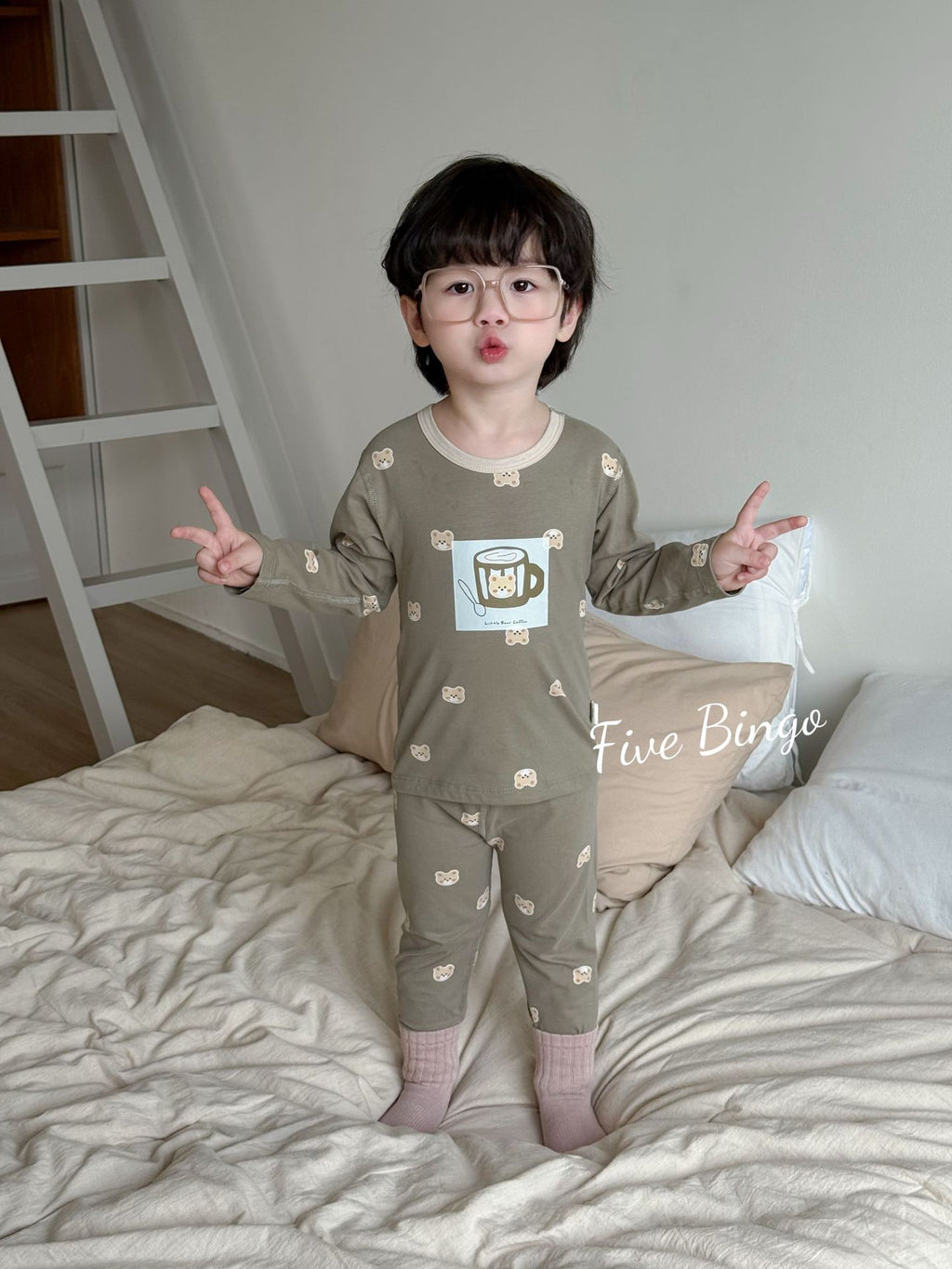 Boneless Pure Cotton Thermal Underwear Set For Boys And Girls Autumn Tops And Pants