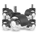 Office Chair Wheels Polyurethane Casters for Floors