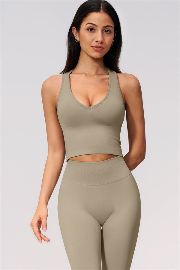 The Allure Crop Top Capri Leggings 2-Piece Set