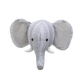 NoJo Elephant Head Printed Wall Decor - Grey/White