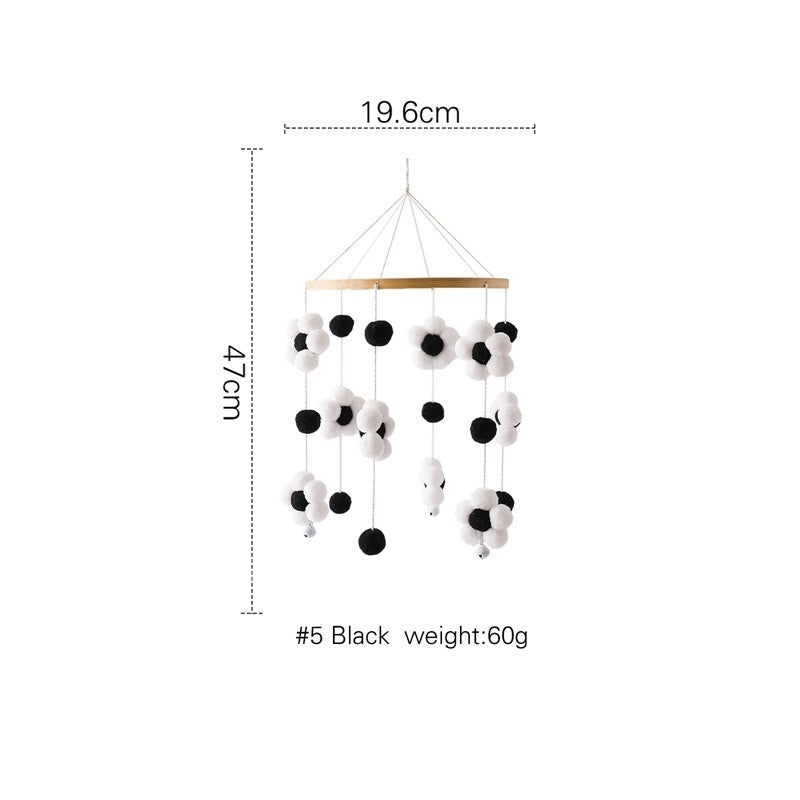 Crib Rattle Three-month-old Newborn Stroller Crib Headboard Rattle