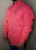 FR Pearl Snap Work shirt - Alpha Red
