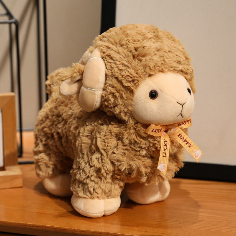 Comfort Doll Curly Wool Sheep Plush Toy