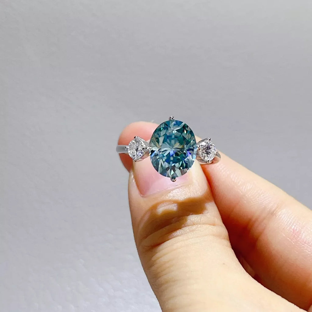 5 Carat Moissanite 925 Sterling Silver Ring