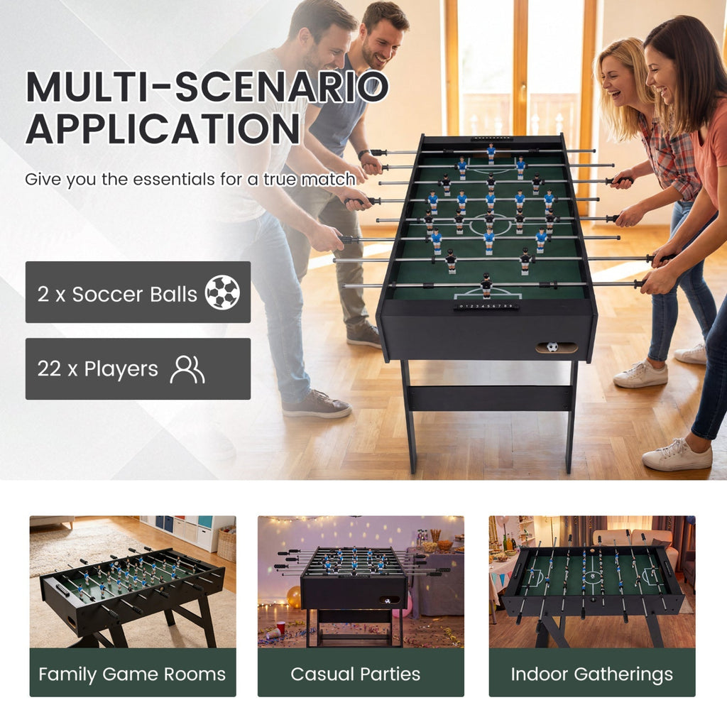 48 Inch Folding Foosball Table - Competition Size