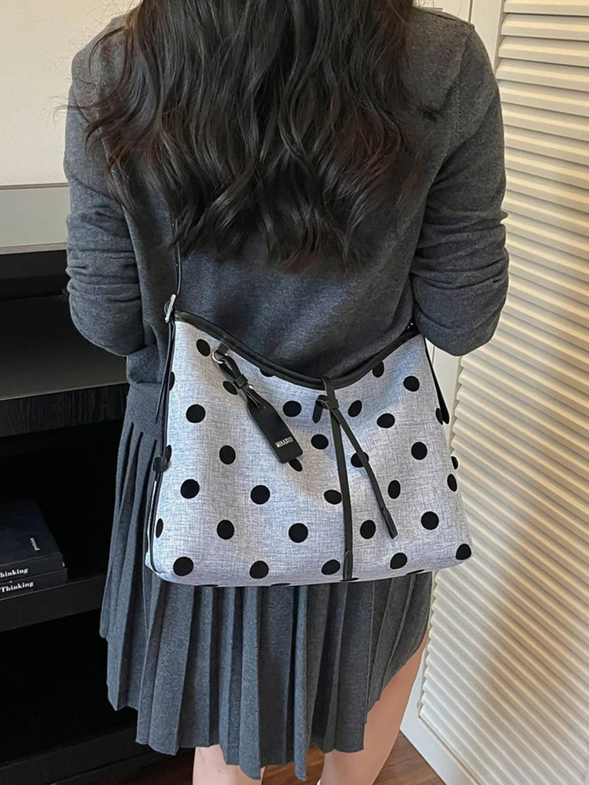 Polka Dot Shoulder Bag