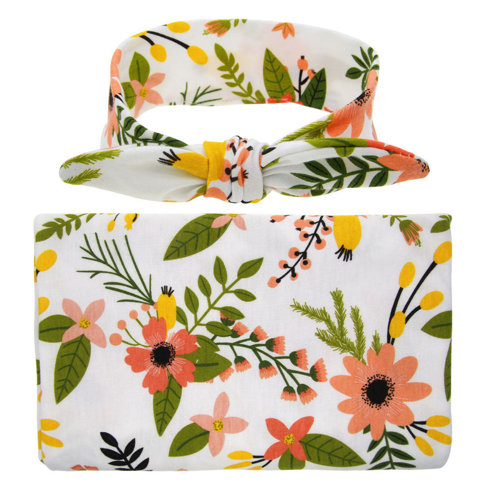 Childrens Rabbit-ear Wrap Cloth Set