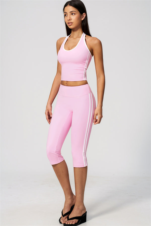 The Onyx Tank Top Capri Leggings 2-Piece Set