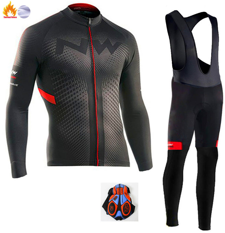 Cycling jersey long sleeve suit