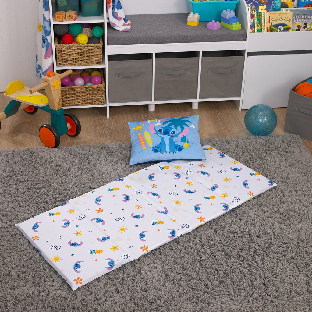 Disney "S" is for Stitch Preschool Toddler Nap Pad Sheet