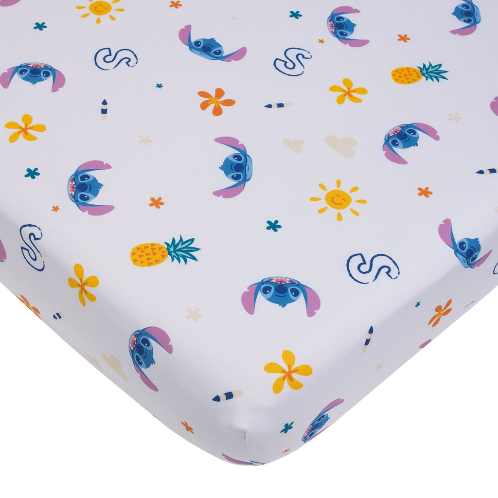 Disney "S" is for Stitch 4 Piece Toddler Bed Set