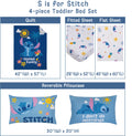 Disney "S" is for Stitch 4 Piece Toddler Bed Set