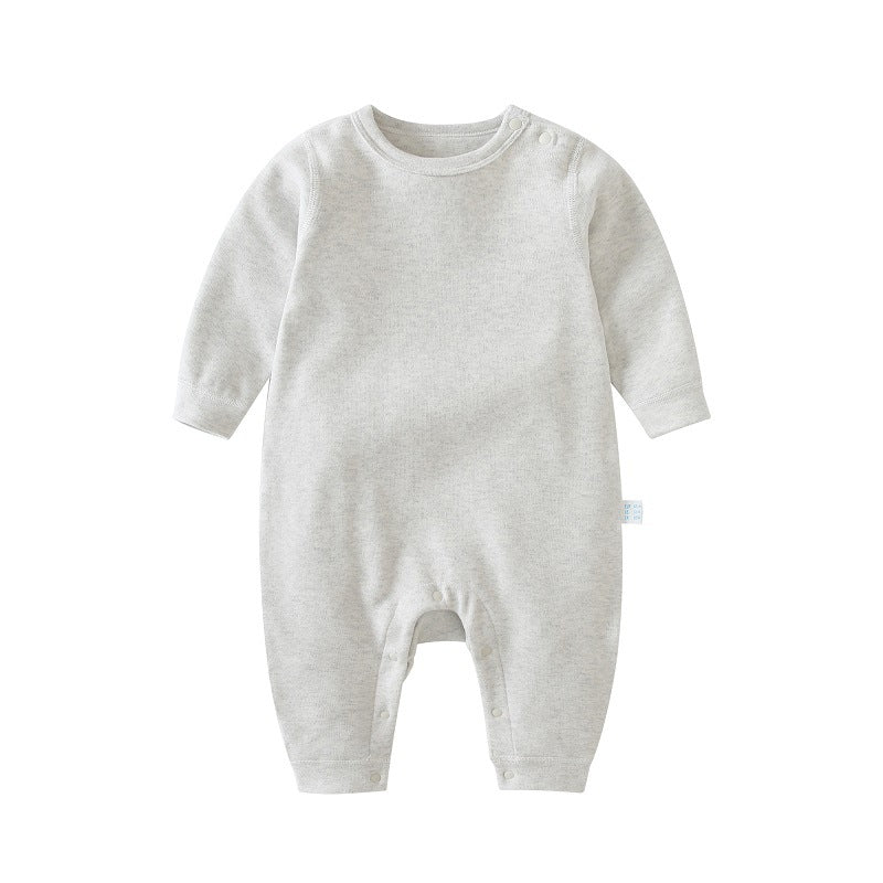 Cotton Baby Boneless Shoulder-Clasp Pajamas