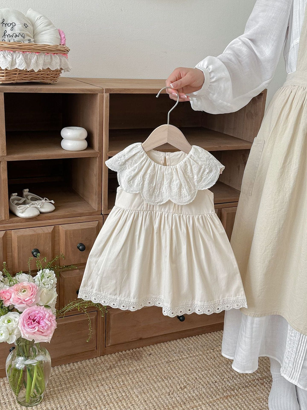 Childrens Summer Clothing Lace-trimmed Princess Dress