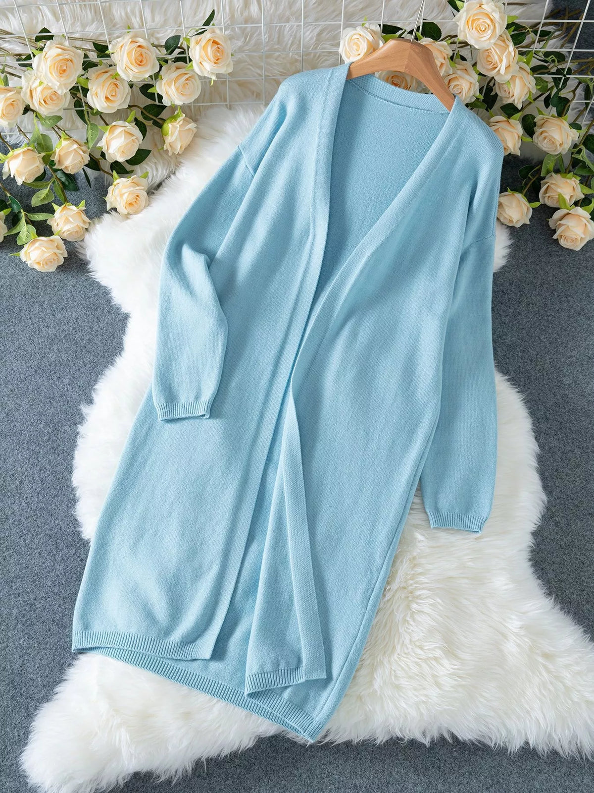 Soft Open-Front Longline Cardigan