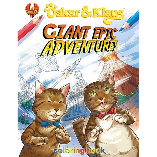 Oskar & Klaus: Giant Epic Adventures Coloring Book - Paperback