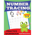 Number Tracing Practice Workbook - Paperback