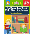 My Baby Can Read 100+ Easy Sentences Improve Spelling Reading And Writing Prompts Skills English Spanish: 1st basic vocabulary with complete Dolch Sig - Paperback