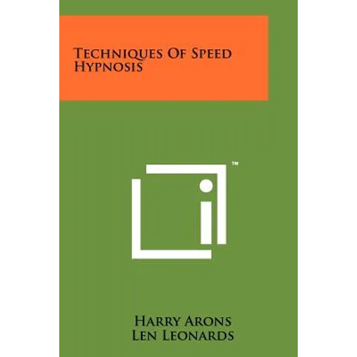 Techniques Of Speed Hypnosis - Paperback