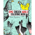 Epic chicken Adult Coloring Book - Paperback