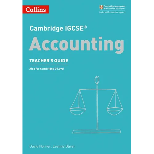 Cambridge Igcse(r) Accounting Teacher Guide - Paperback