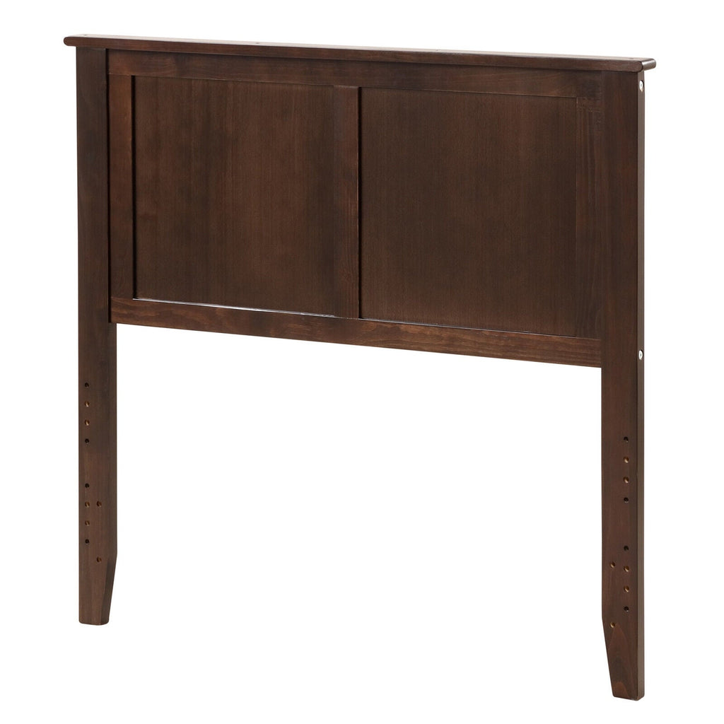 Solid Wood Flat Panel Headboard for Twin-size Bed