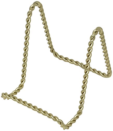 4" Braided Brass Easel