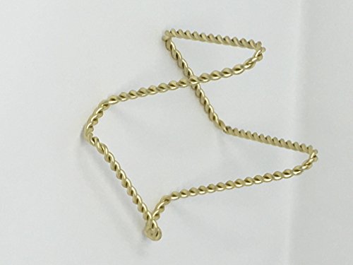 4" Braided Brass Easel