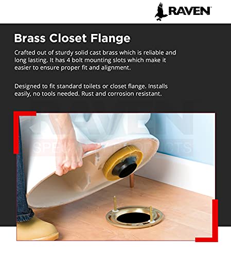 4" Brass Closet Flange