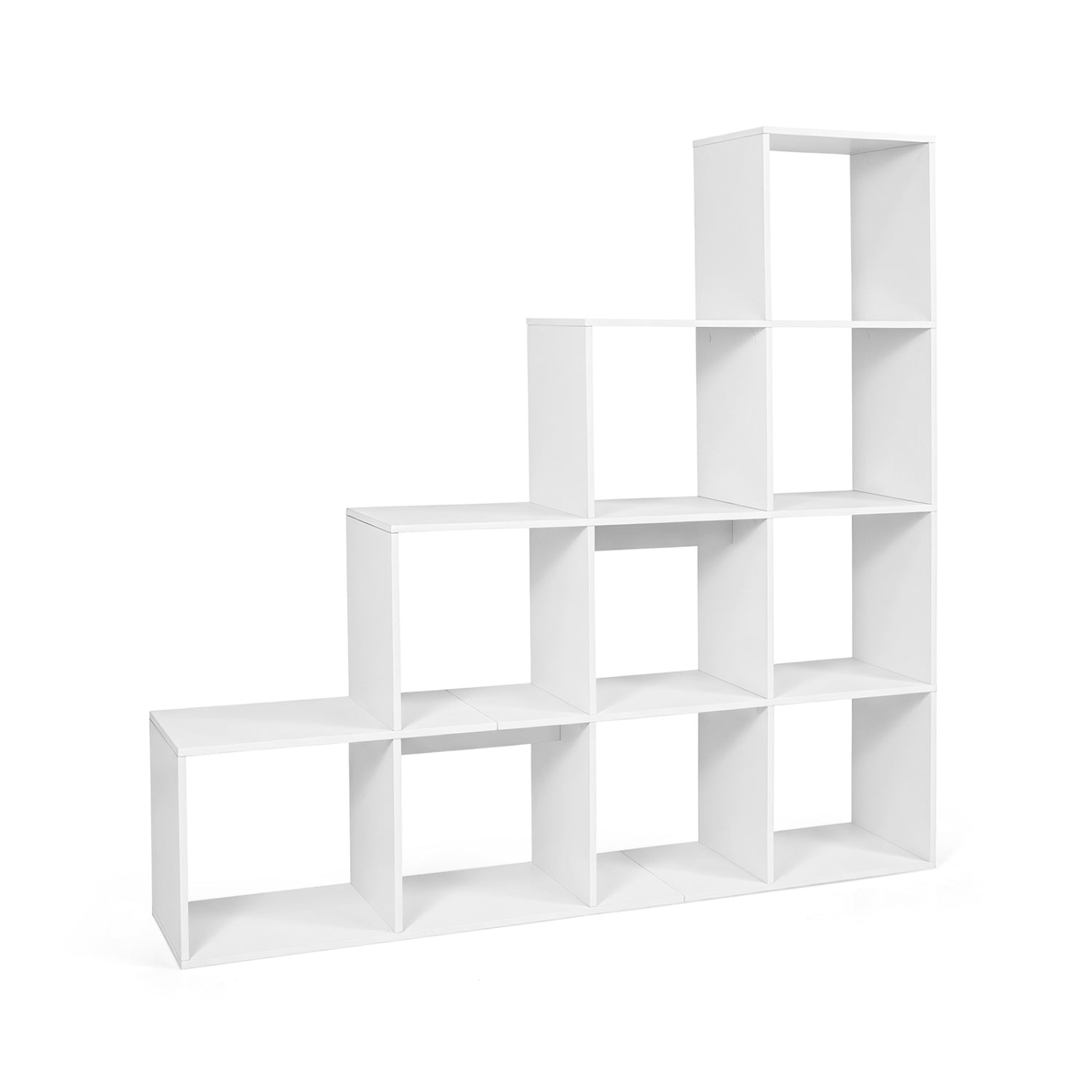4-Tier Bookshelf with 10 Cube Storage and Anti-Tip Kit