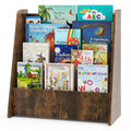4-Tier Kids Bookshelf with Deep Compartments for Bedroom