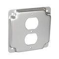 4'' X 4'' Raised Cover Duplex Steel