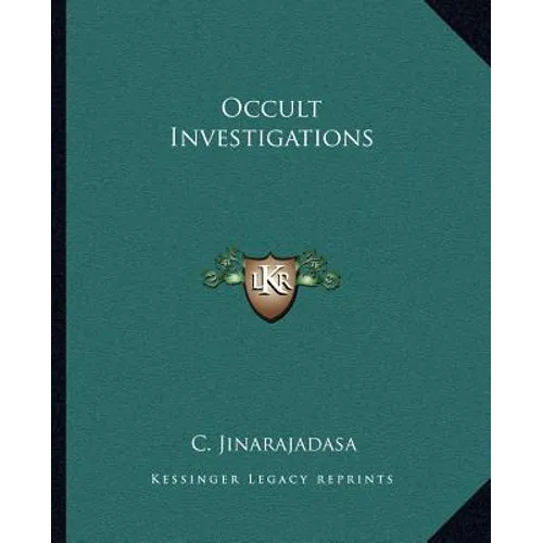 Occult Investigations - Paperback