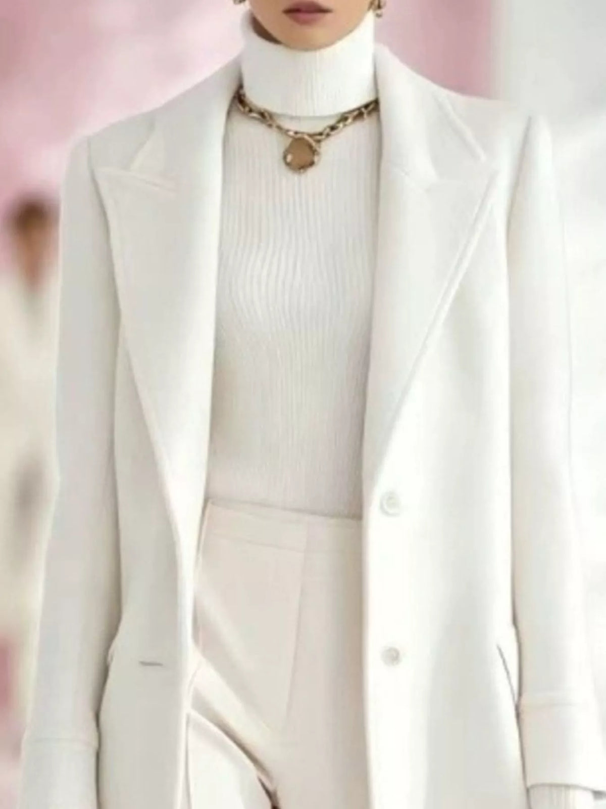 Lapel Collar Longline Coat