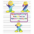 Handwriting Paper for Kids: Practicular Alphabet Learning with fun.: Cursive Writing Book Paper:3-Line and Checkered Writing Sheets for Kids(8x10, - Paperback