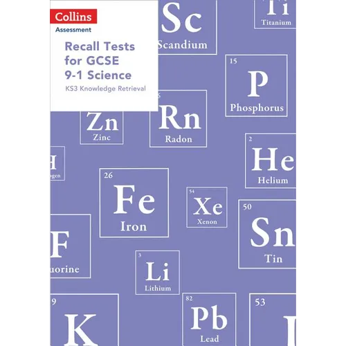 Recall Tests for GCSE 9-1 Science: KS3 knowledge retrieval - Paperback